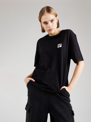 HUGO Shirt 'Dashire' in Black: front