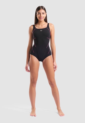 ARENA Bustier Shaping-badpak in Zwart