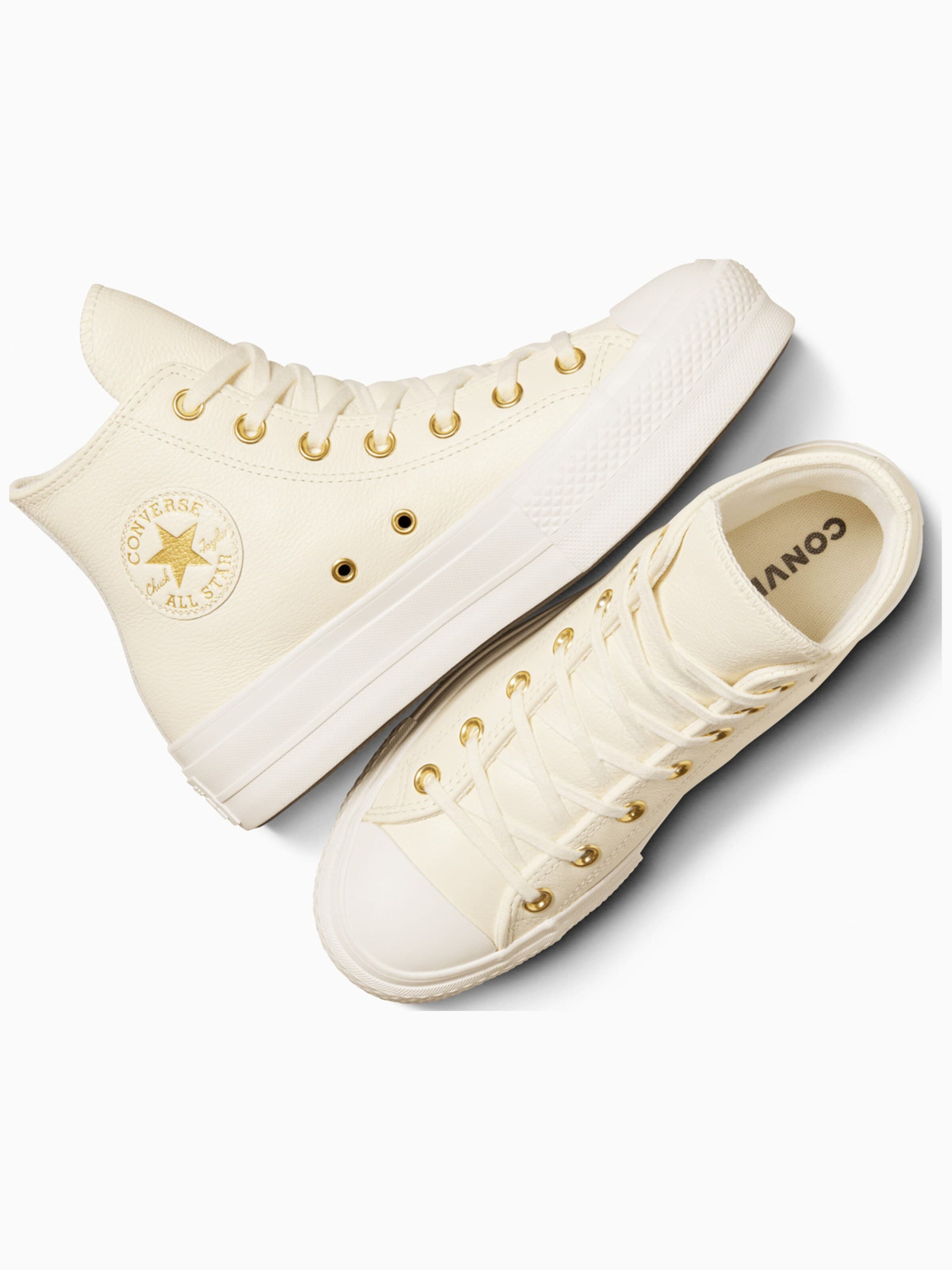 Baskets hautes 'Chuck Taylor As Lift' CONVERSE en beige