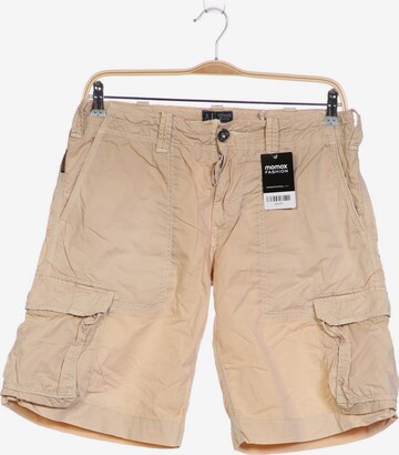 Armani Jeans Shorts in 32 in Beige: front