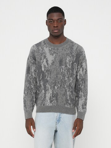 HOLLISTER Svetr 'TOKYO' – šedá: přední strana