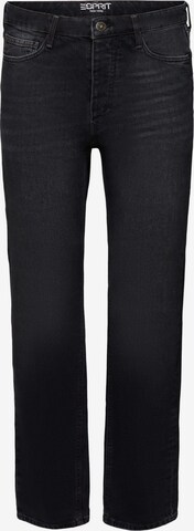 ESPRIT Regular Jeans in Zwart: voorkant