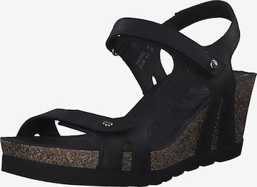 PANAMA JACK Strap Sandals 'Varel' in Black: front