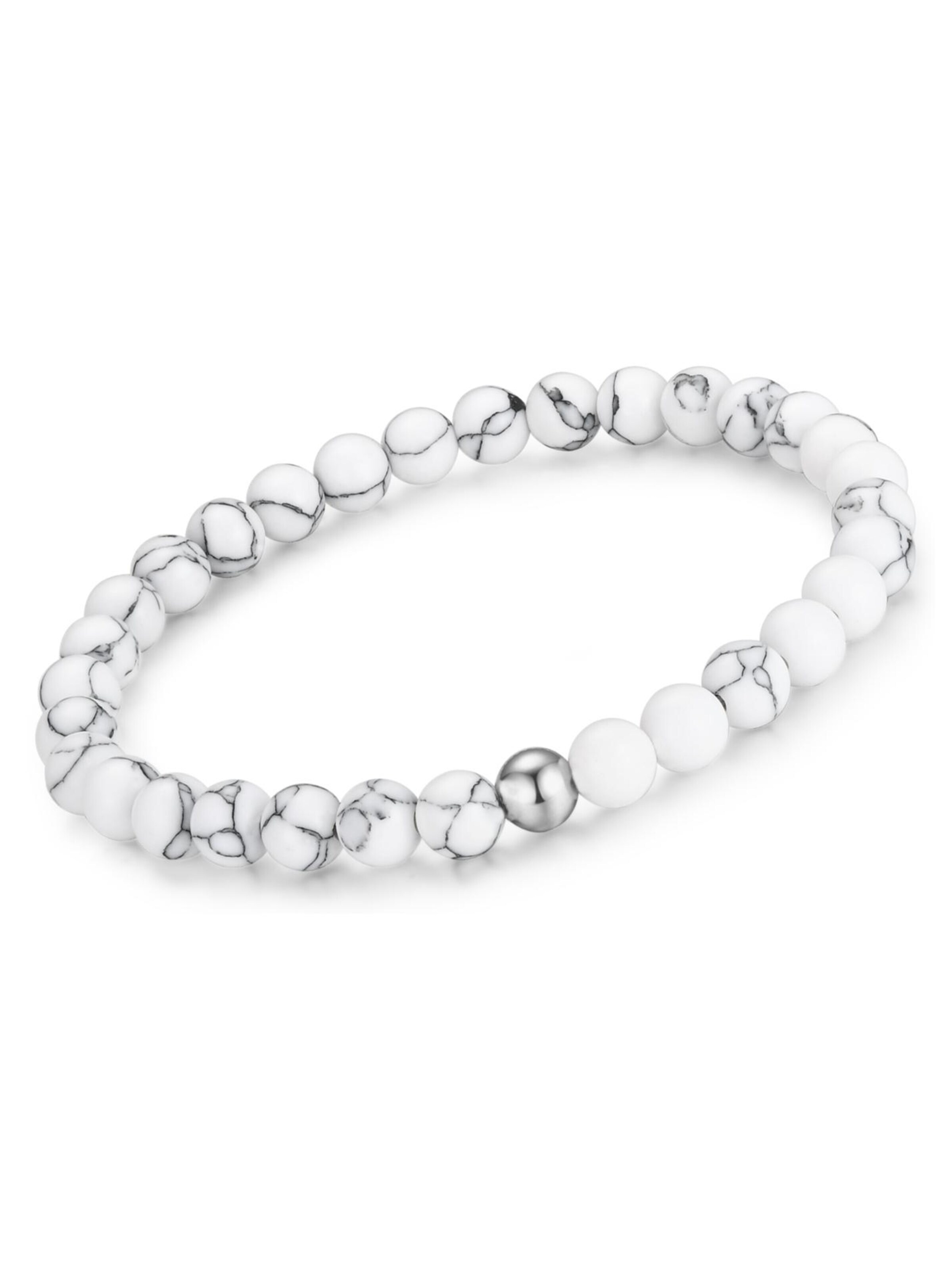 day berlin Armband in Wit: voorkant
