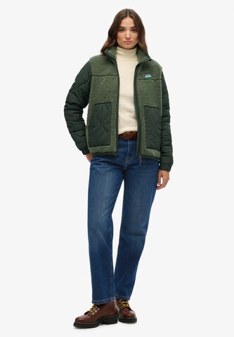 Veste mi-saison Superdry en vert
