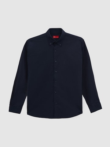 D’S Damat Overhemd in Blauw: voorkant
