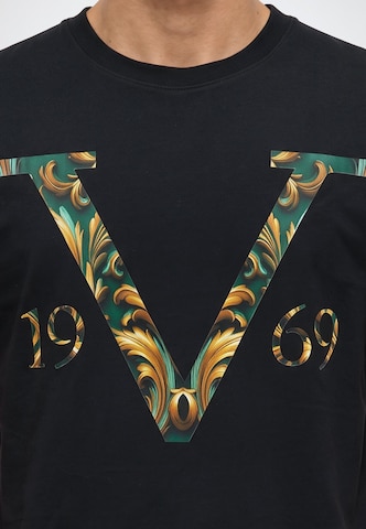 19V69 ITALIA T-shirt 'Rafael V Baroque' i svart