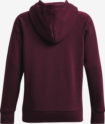 UNDER ARMOUR Sportief sweatshirt 'Rival' in Rood