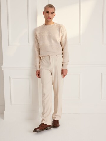 regular Pantaloni con piega frontale 'Julius ' di Guido Maria Kretschmer Men in beige