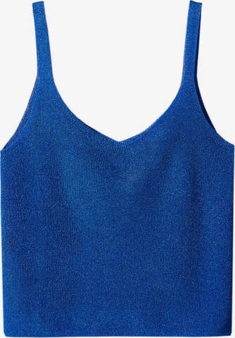 MANGO Knitted Top 'KLING' in Blue: front