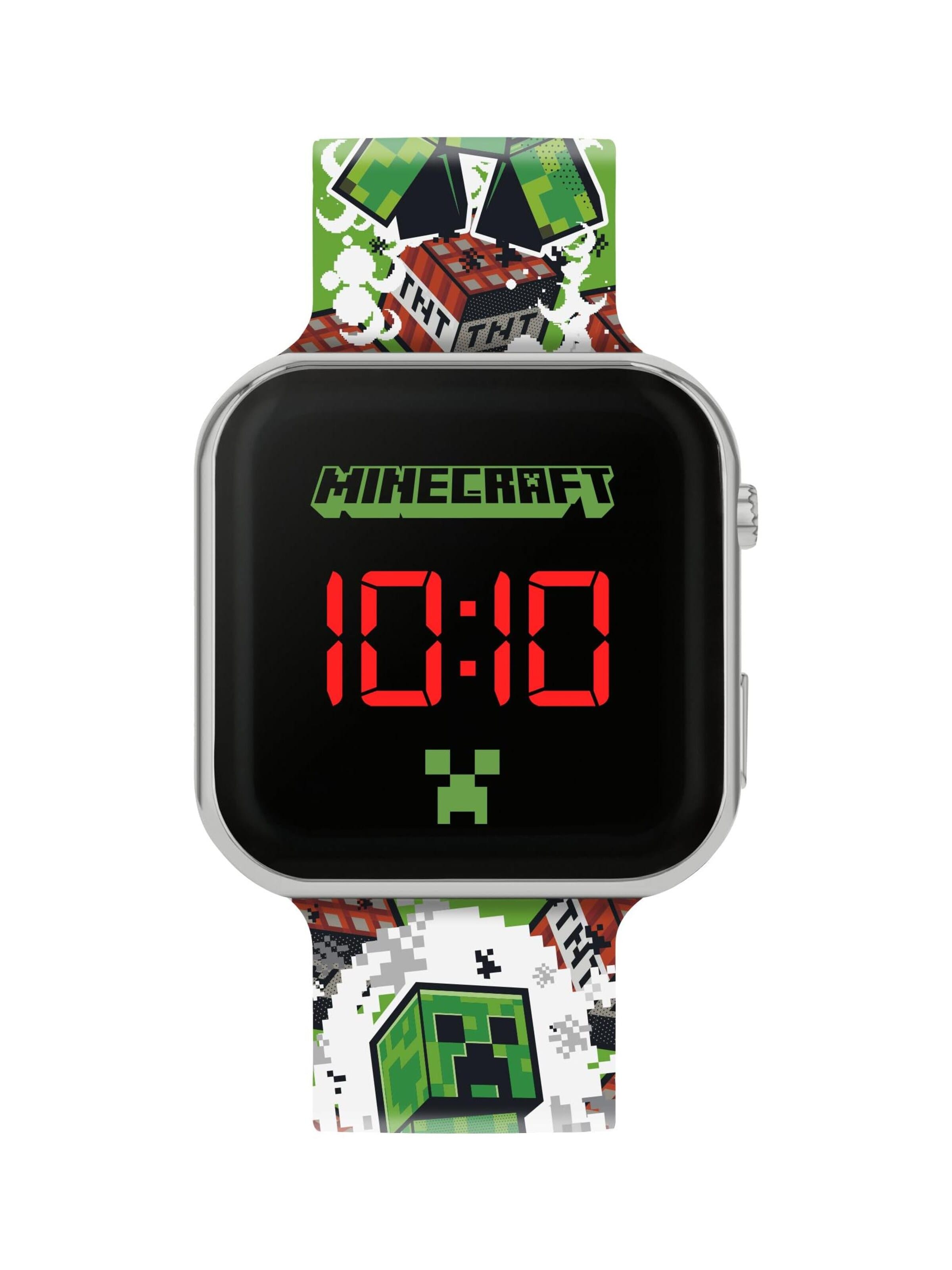 DISNEY Watch 'Minecraft' in Green: front