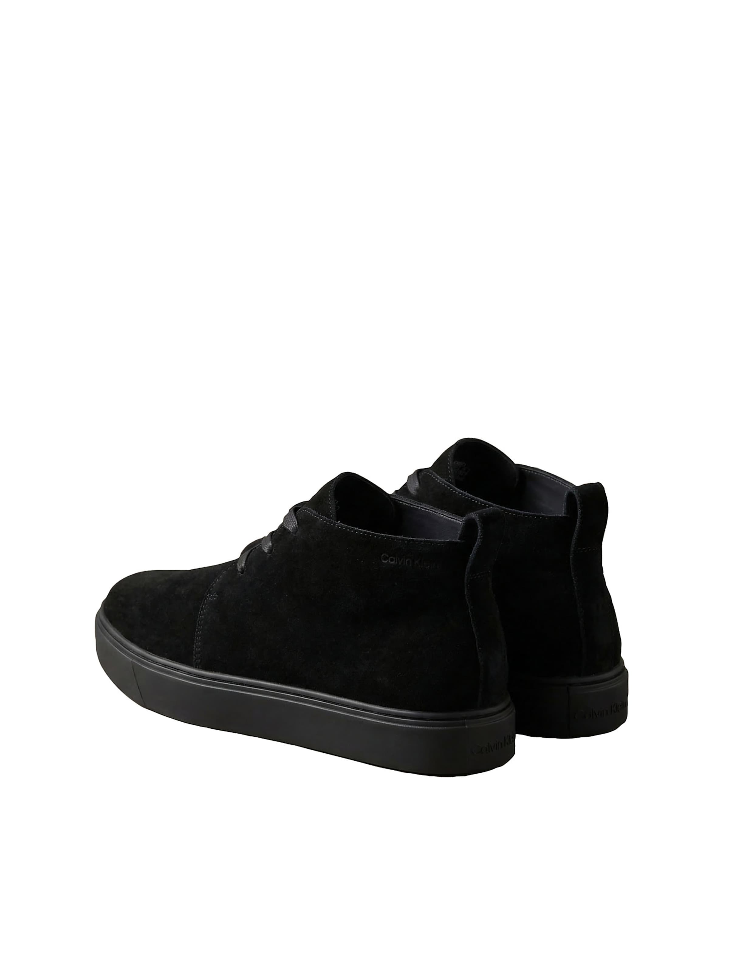 Calvin Klein Lace-Up Boots in Black