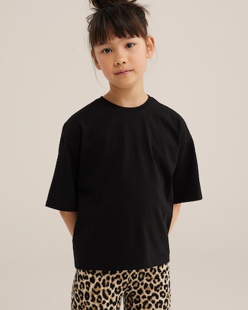WE Fashion Футболка в Черный: спереди
