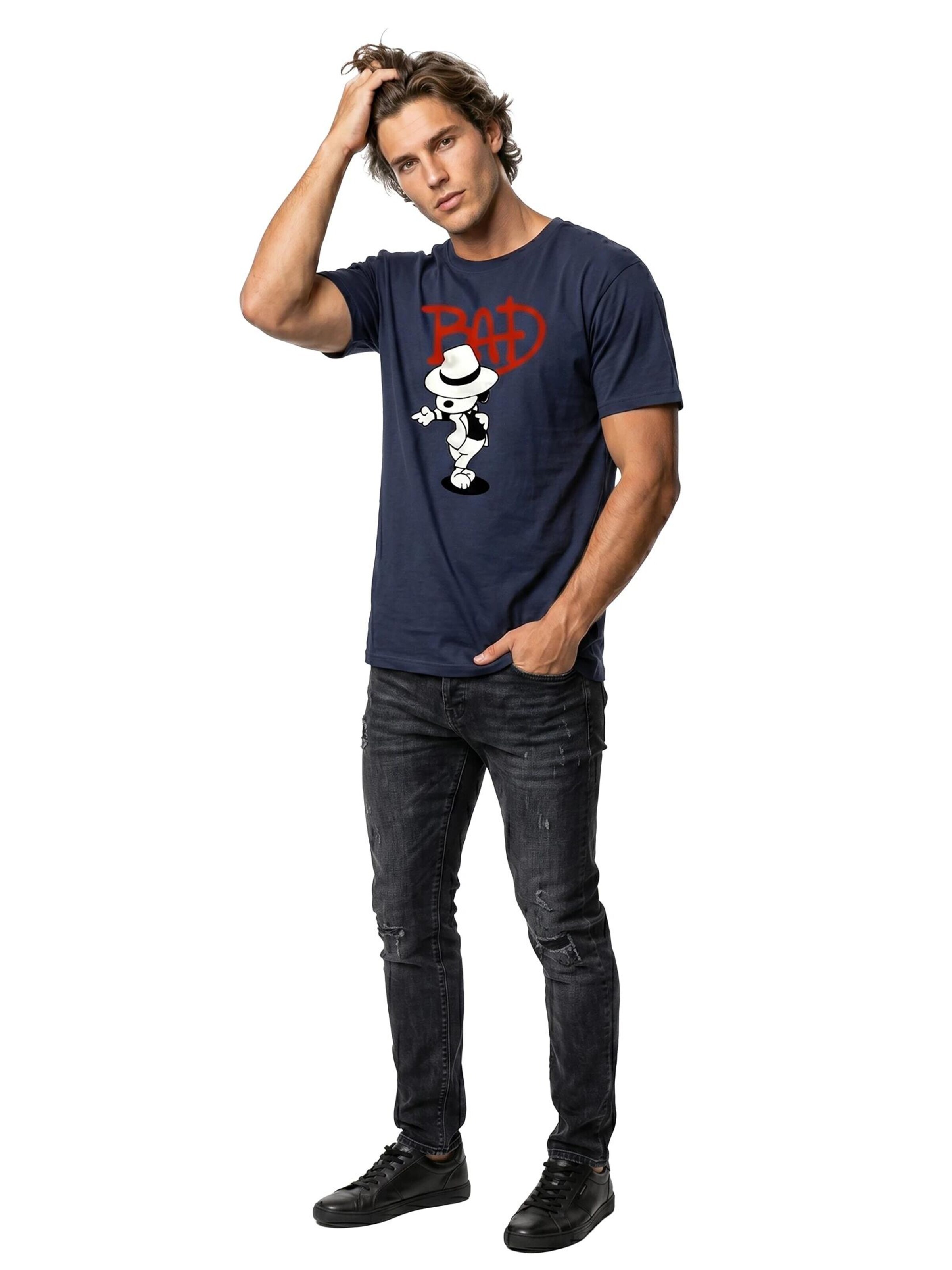 MAKAYA Shirt 'Bad Dog' in Blue