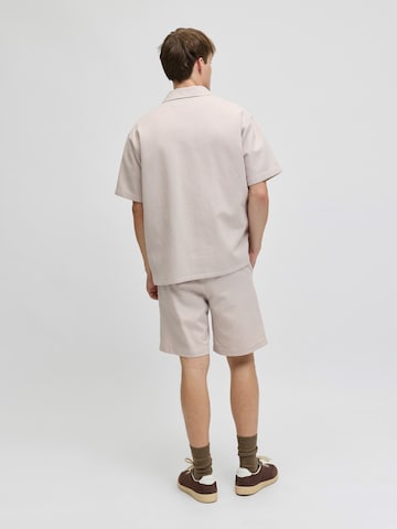 Loosefit Pantalon 'JREBKORSO' JJ Rebel en beige