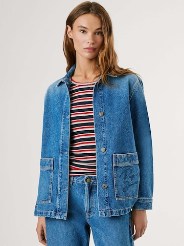 Pepe Jeans Between-season jacket ' SHELBY ' in Blue: front