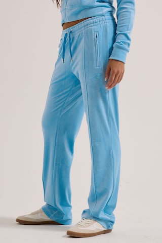 Juicy Couture Regular Hose 'Tina' in Blau