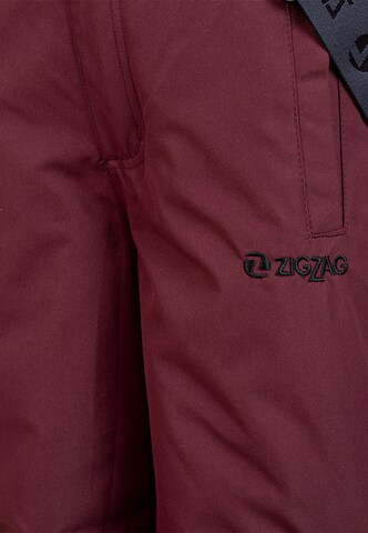 ZigZag Regular Skihose 'SOHO' in Dunkelrot | ABOUT YOU