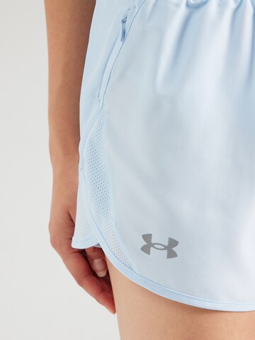 UNDER ARMOUR Regular Workout Pants 'Fly By' in Blue