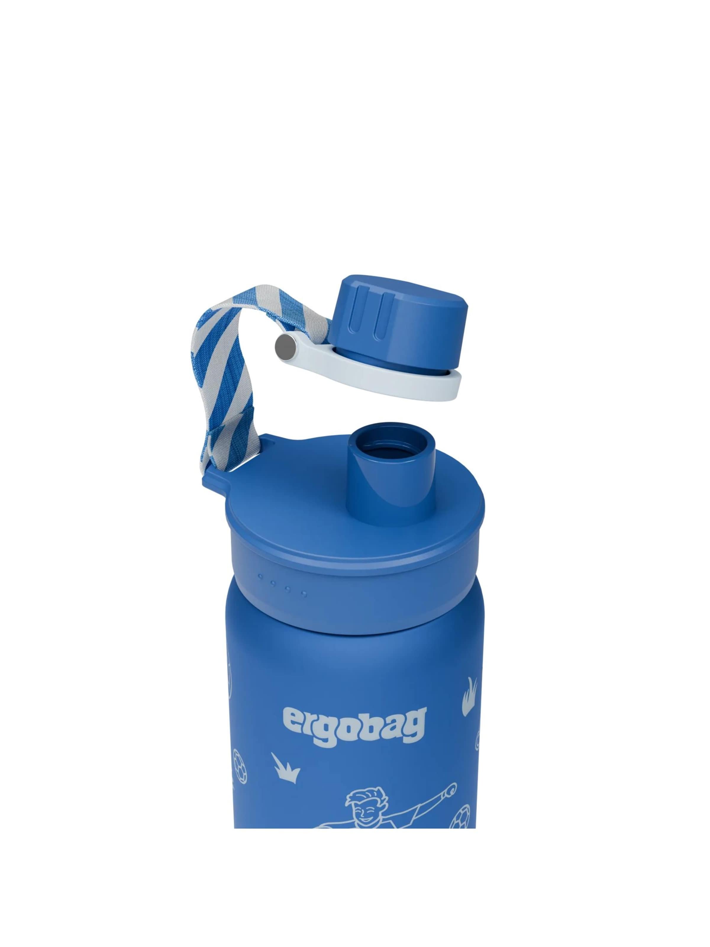 ergobag Drinking Bottle 'Trinkflasche Edelstahl Trinkflasche' in Blue