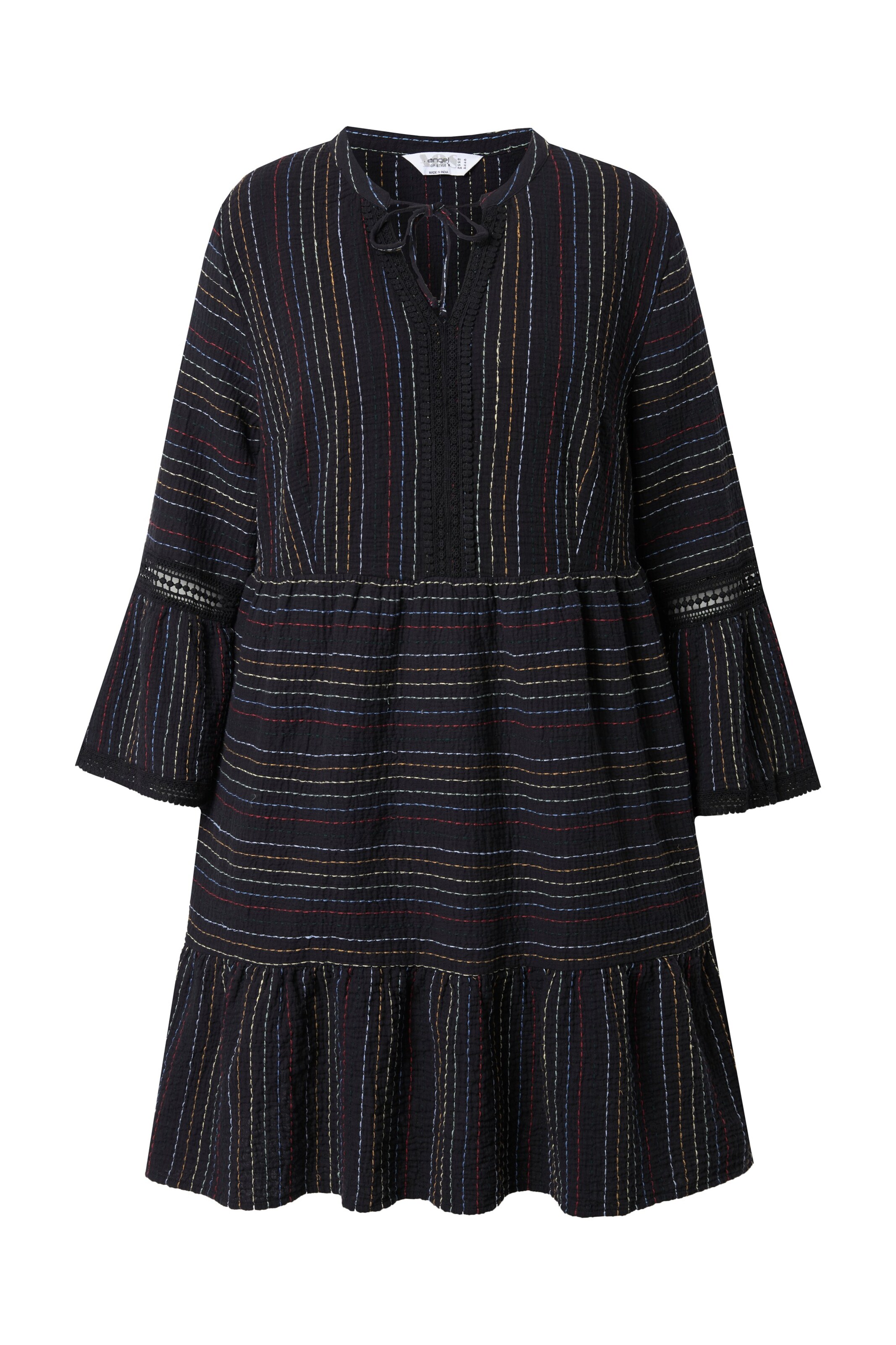 Angel of Style Tunic in Black: front