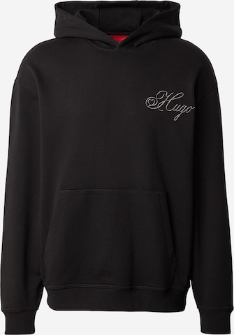 juoda HUGO Megztinis be užsegimo 'Dalento': priekis