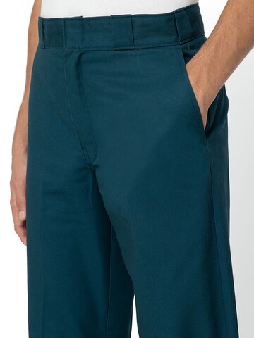 DICKIES Regular Bügelfaltenhose 'WORK' in Blau