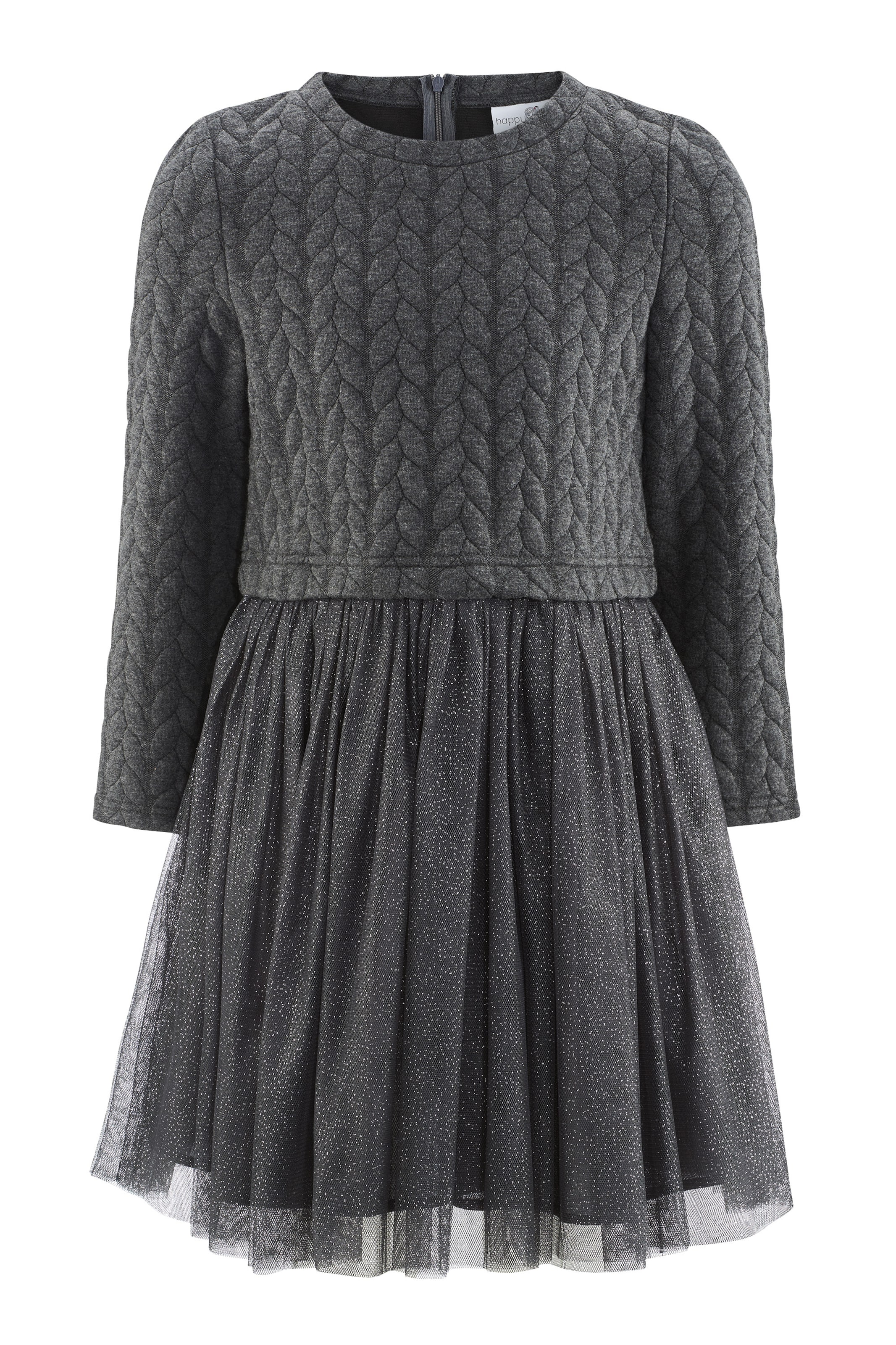 happy girls Šaty – šedá: přední strana