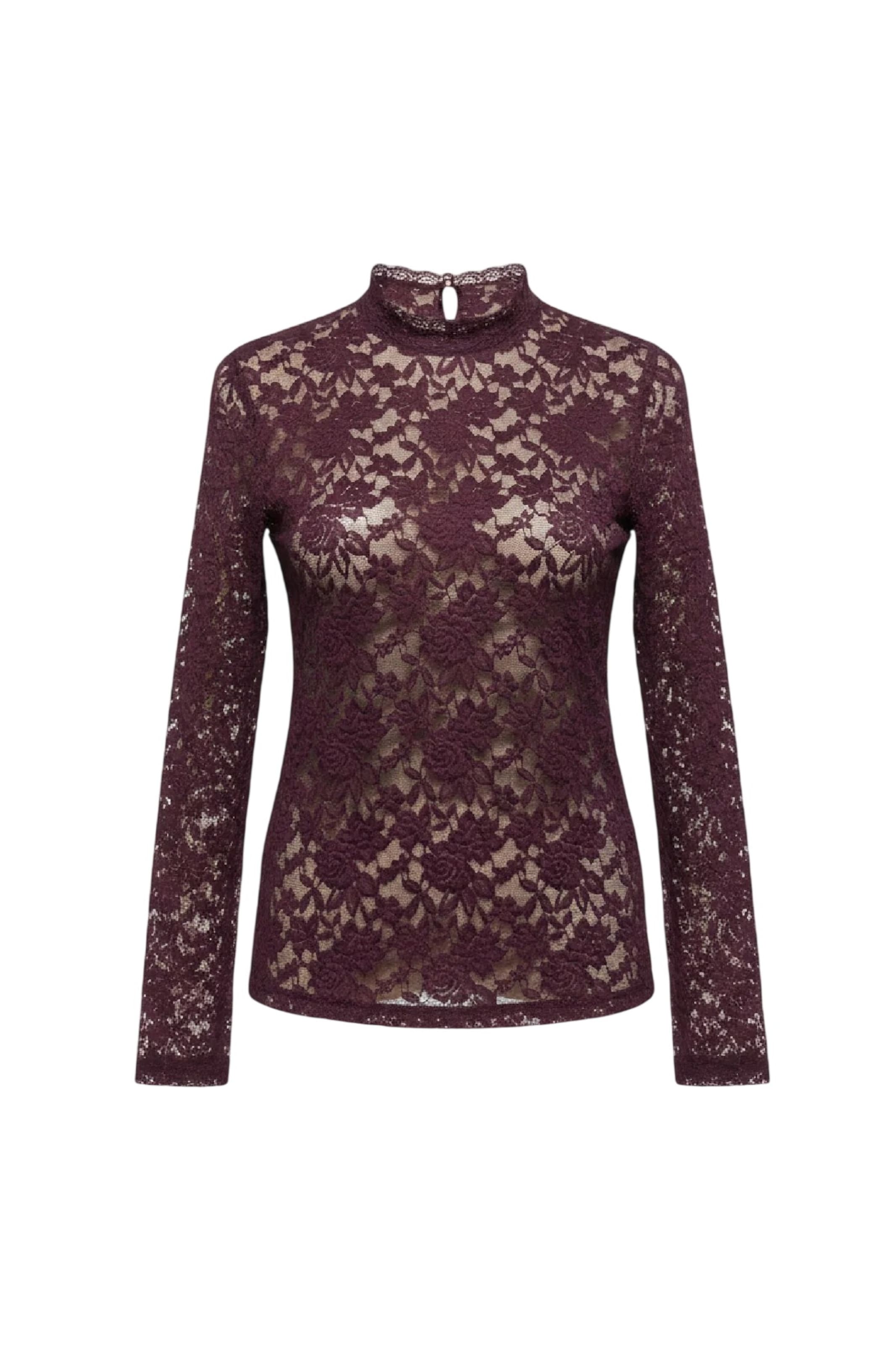 Alexa Dash Blouse in Red: front