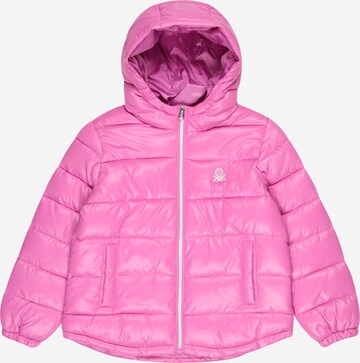 pauze compact Briesje UNITED COLORS OF BENETTON Winterjas in Lichtroze | ABOUT YOU