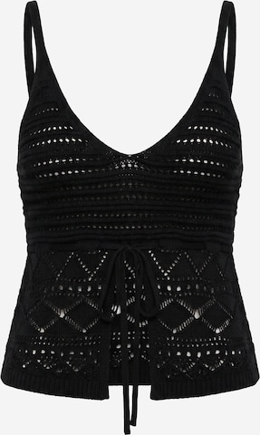 studioselect - Top de malha 'Felice' em preto: frente