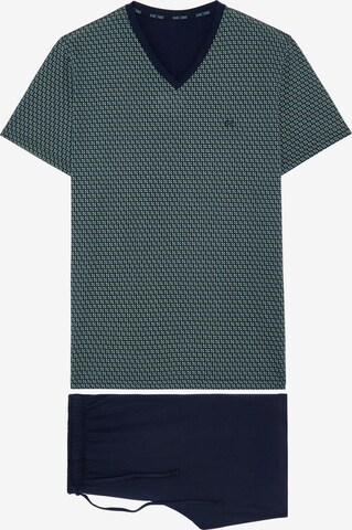 HOM Pyjama kort ' Valere ' in Blauw: voorkant