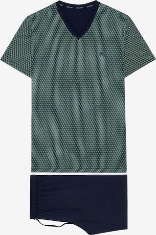 HOM Short Pajamas ' Valere ' in Blue: front