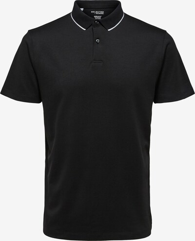 SELECTED HOMME Poloshirt 'Leroy' in schwarz / weiß, Produktansicht