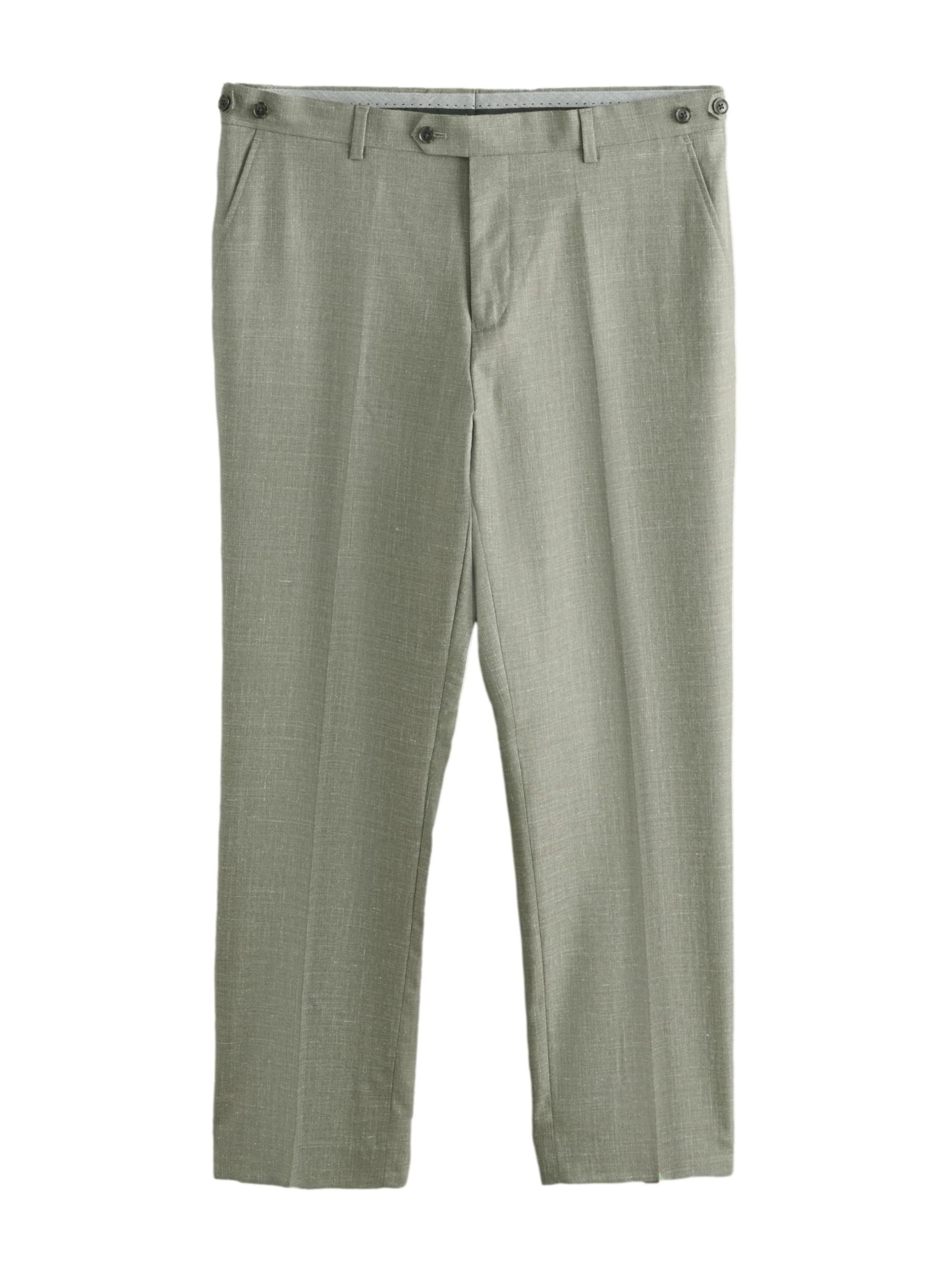 Pantaloni con piega frontale 'Signature' in 40-42/regular Next di colore verde sfumato, Visualizzazione prodotti