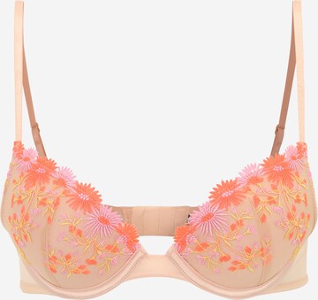 ETAM T-shirt Bra 'BONHEUR' in Orange: front