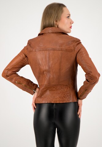 URBAN 5884® Lederjacke 'Juliette' in Braun