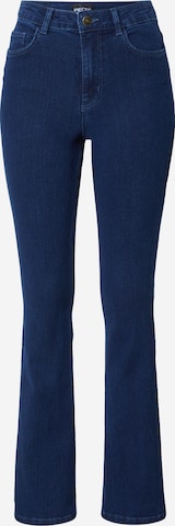 PIECES Flared Jeans 'Peggy' in Blauw: voorkant