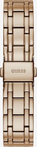 GUESS Analoog horloge 'CRYSTALLINE' in Goud