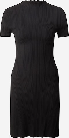 Robes en maille 'Sareplyk' HUGO en noir : devant