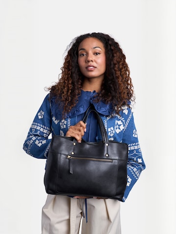 Cabas ' Sofie ' RE:DESIGNED en noir : devant
