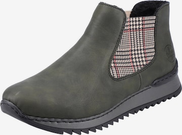 Rieker Chelsea boots in Green: front