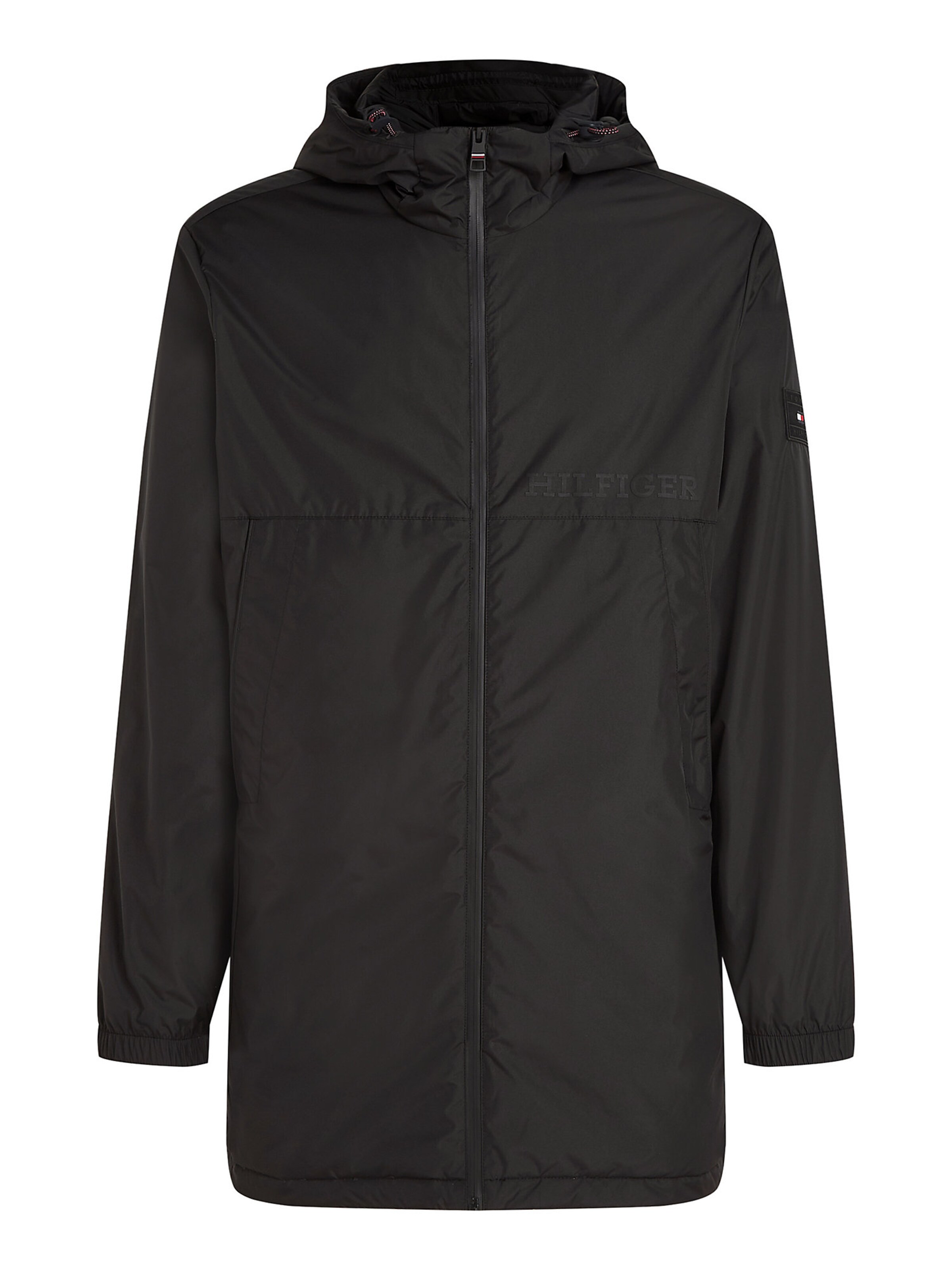 TOMMY HILFIGER Parka 'Portland' in Schwarz: Vorderseite