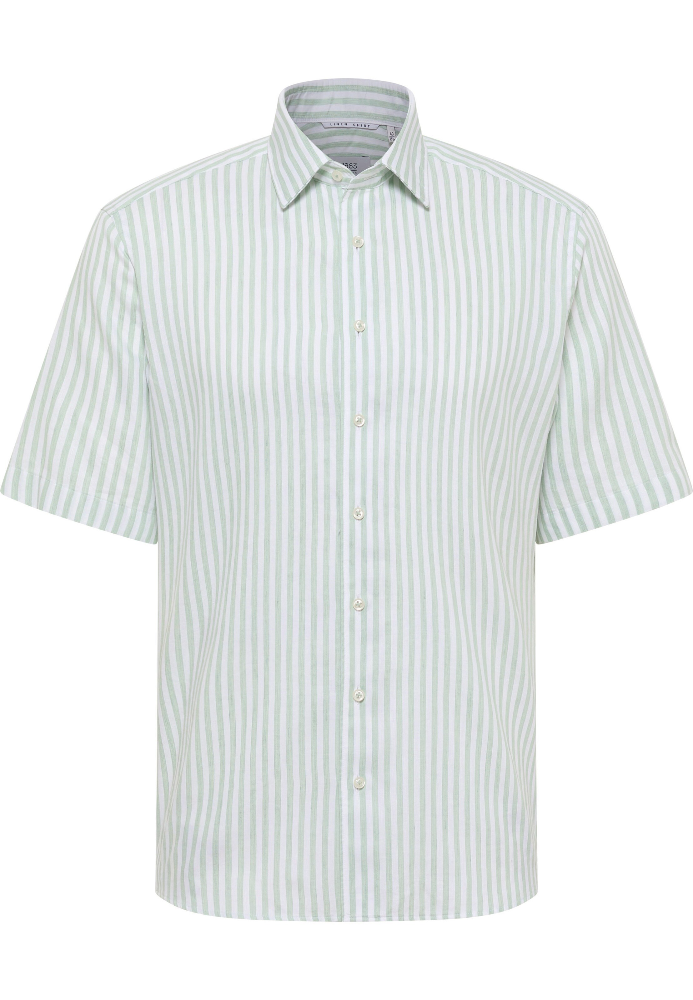 ETERNA Regular fit Button Up Shirt '1863' in Green: front