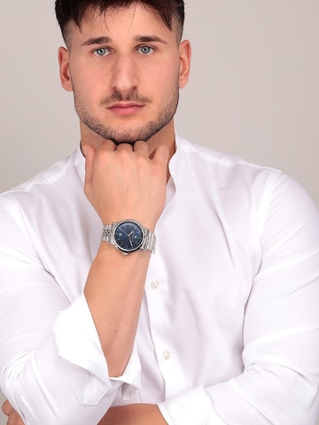 Maserati Analoog horloge in Zilver: voorkant