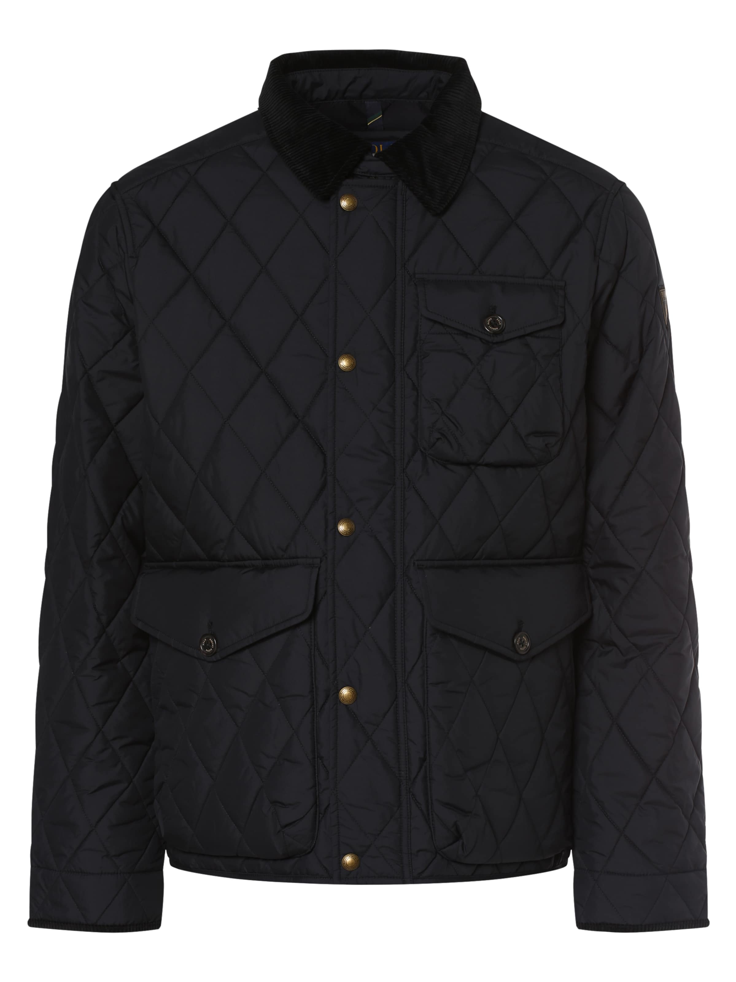 Polo Ralph Lauren Φθινοπωρινό και ανοιξιάτικο μπουφάν σε μαύρο: μπροστά