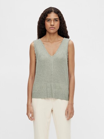 OBJECT Knitted Top 'Ruth' in Green: front