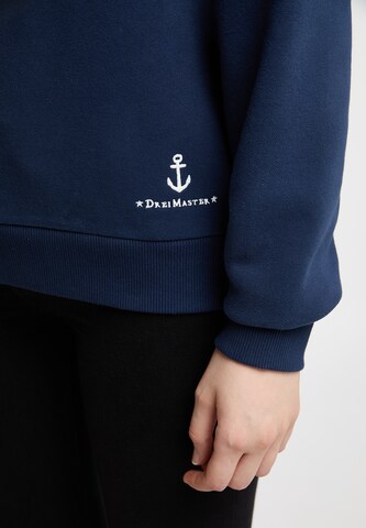 DreiMaster Maritim Sweatshirt 'Kilata' in Blau