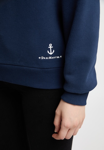 DreiMaster Maritim Sweatshirt 'Kilata' in Blauw