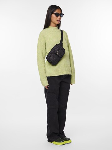 Pullover 'Kamma' di PIECES in verde